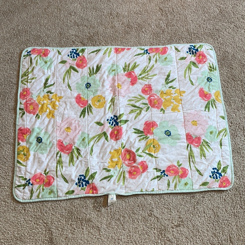 Cloud Island baby quilt